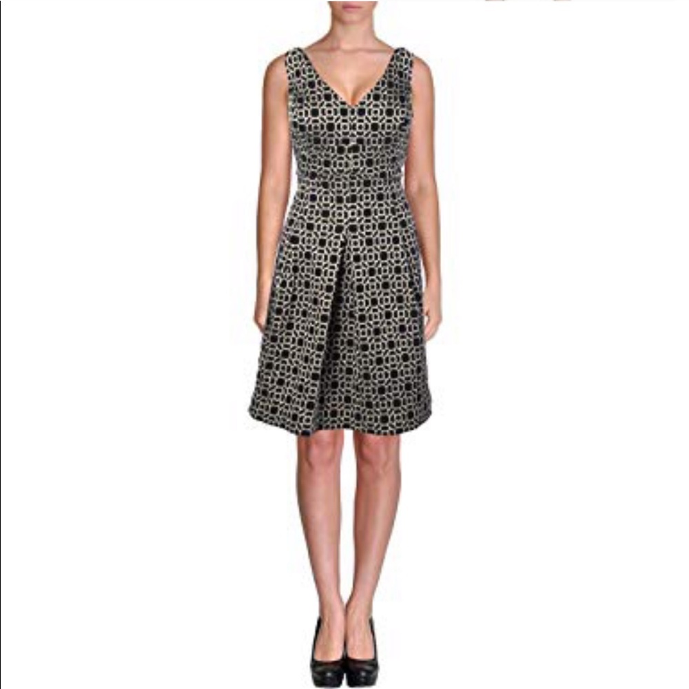 Lauren Ralph Lauren Metallic Jacquard Dress